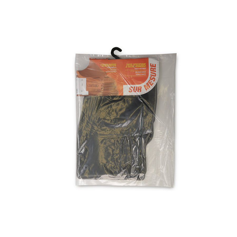 CUSTOPOL Tailored OPL140S Floor mat set for OPEL CORSA Textile, Front and Rear, Quantity: 4, Grey