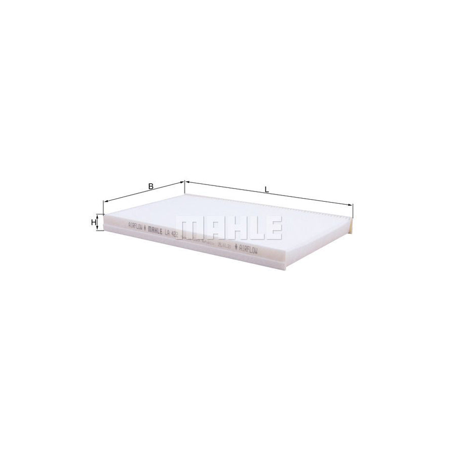MAHLE ORIGINAL LA 422 Pollen filter Particulate Filter