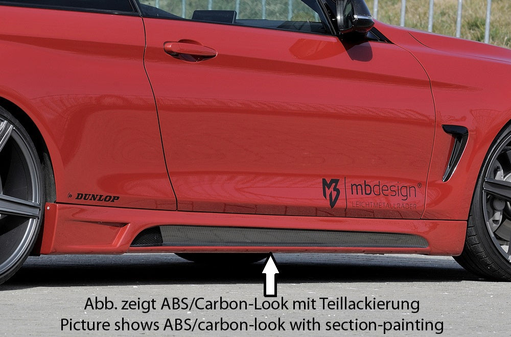 Rieger 00099245 BMW 4 Series F32 F33 Right Side Skirt