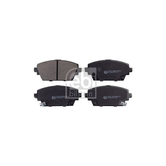 Febi Bilstein 16389 Brake Pad Set Front Axle Excl Wear Warning Contact With Acoustic Wear Warning