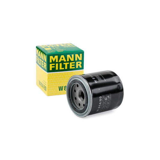 MANN-FILTER W 814/80 Oil Filter Spin-on Filter, with one anti-return valve