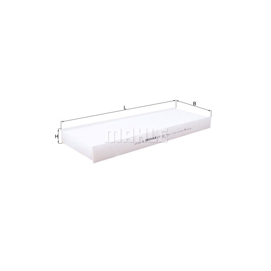 MAHLE ORIGINAL LA 42/1 Pollen filter Particulate Filter