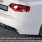 Rieger 00055513 Audi B8 B81 A4 Rear Diffuser for Tailpipe Left & Right -  Matte Black