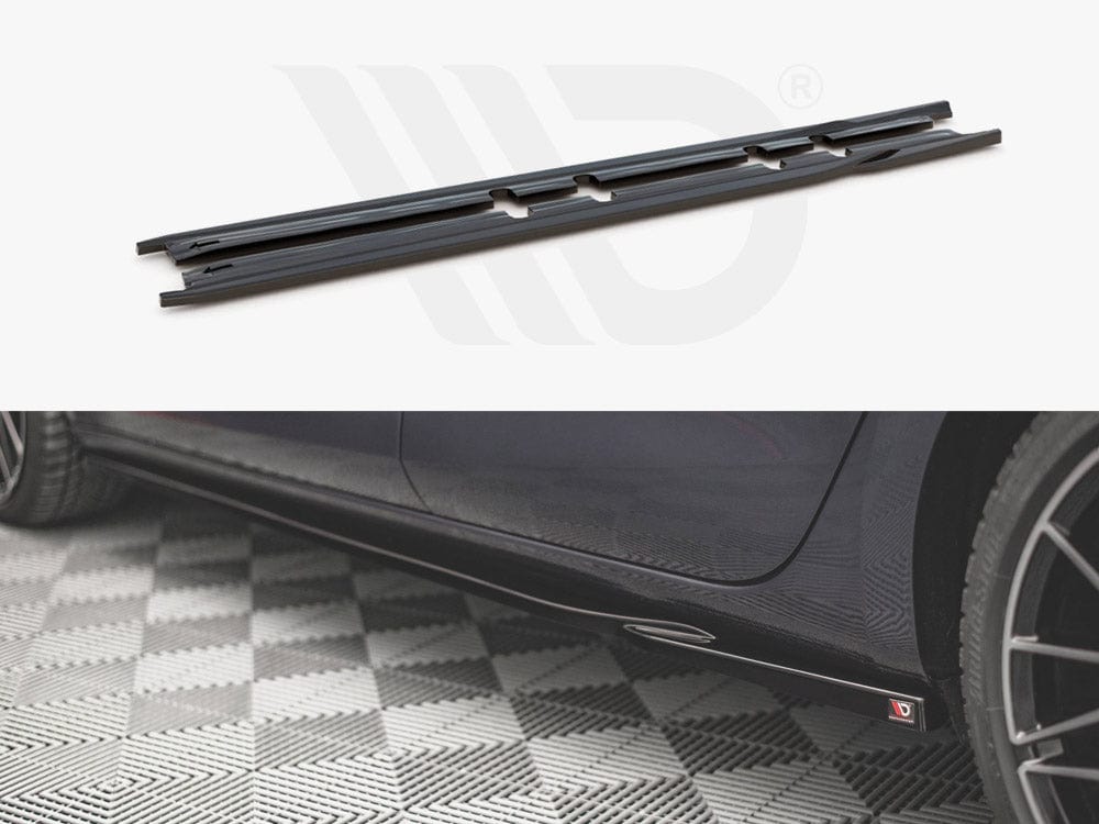 Maxton Design SE-LE-4-FR-SD1T Side Skirts Diffusers V.1 Seat Leon Fr MK4 / Cupra Leon | Duco Car Parts UK Car Parts