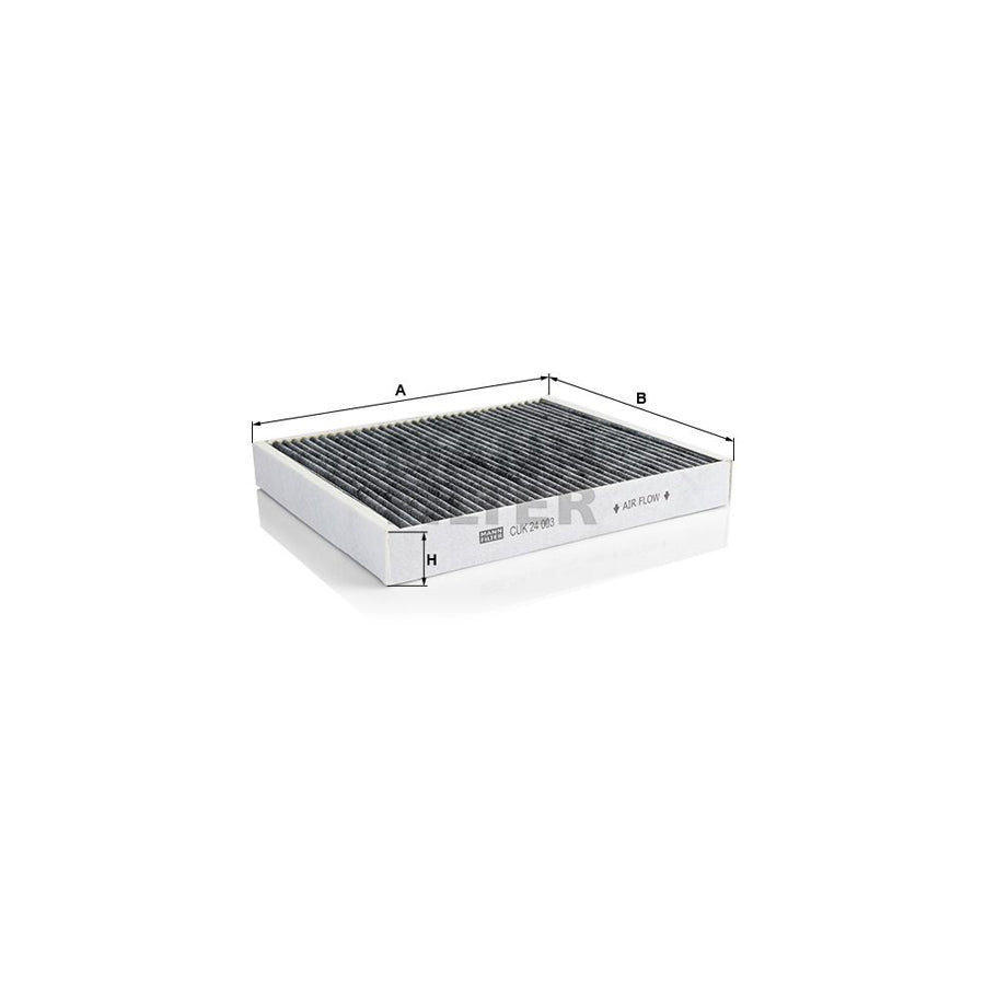MANN-FILTER CUK 24 003 Pollen filter Activated Carbon Filter