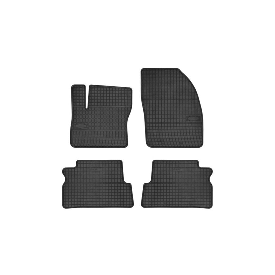 FROGUM Tailored 0305 Floor mat set for FORD C-Max (DM2) Elastomer, Front and Rear, Quantity: 4, Black, (LHD)
