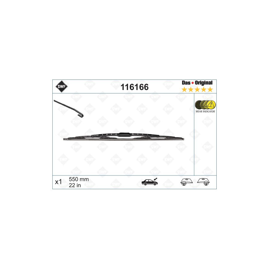 Swf Original 116166 Wiper Blade | Duco Car Parts UK Car Parts