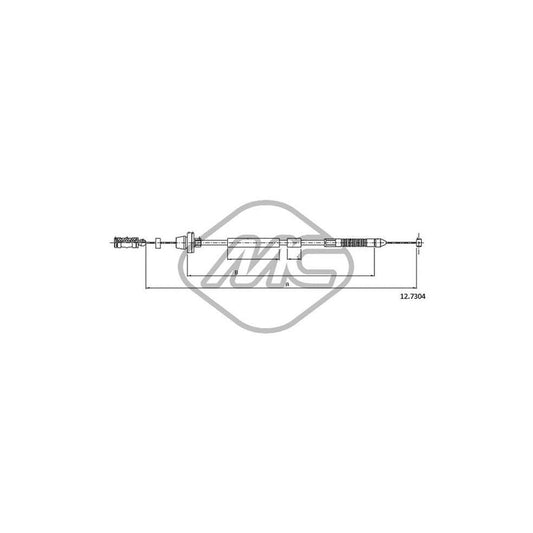 Metalcaucho 81563 Throttle Cable for FIAT Palio I Weekend (178) | Duco Car Parts UK Car Parts