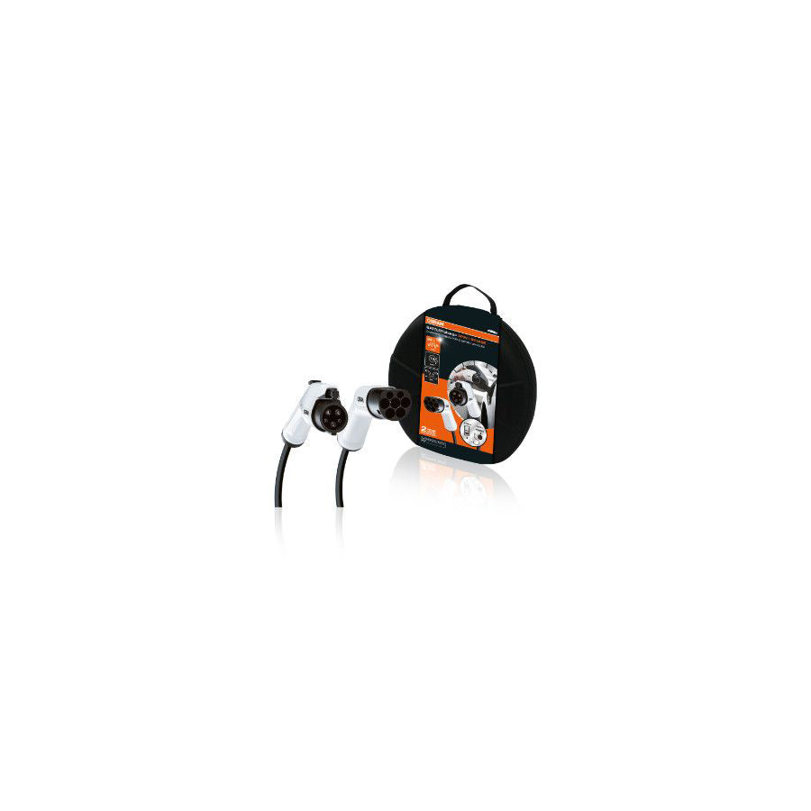 OSRAM OCC13205 Charging cable Charging coupler type 1, Charging plug type 2, 32A, 7.2kW, 5m, Phases 1, 240V, IP65