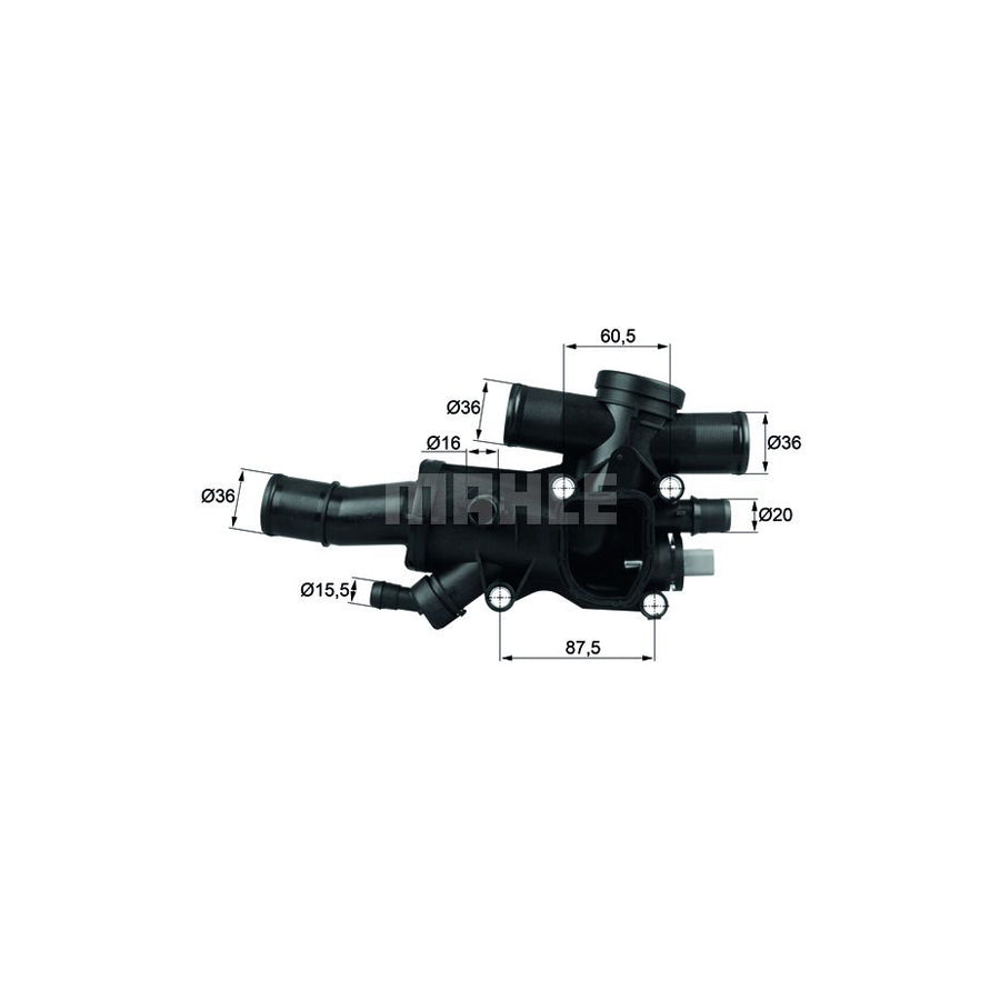 MAHLE ORIGINAL TH 44 83 Engine thermostat Opening Temperature: 83°C, with seal