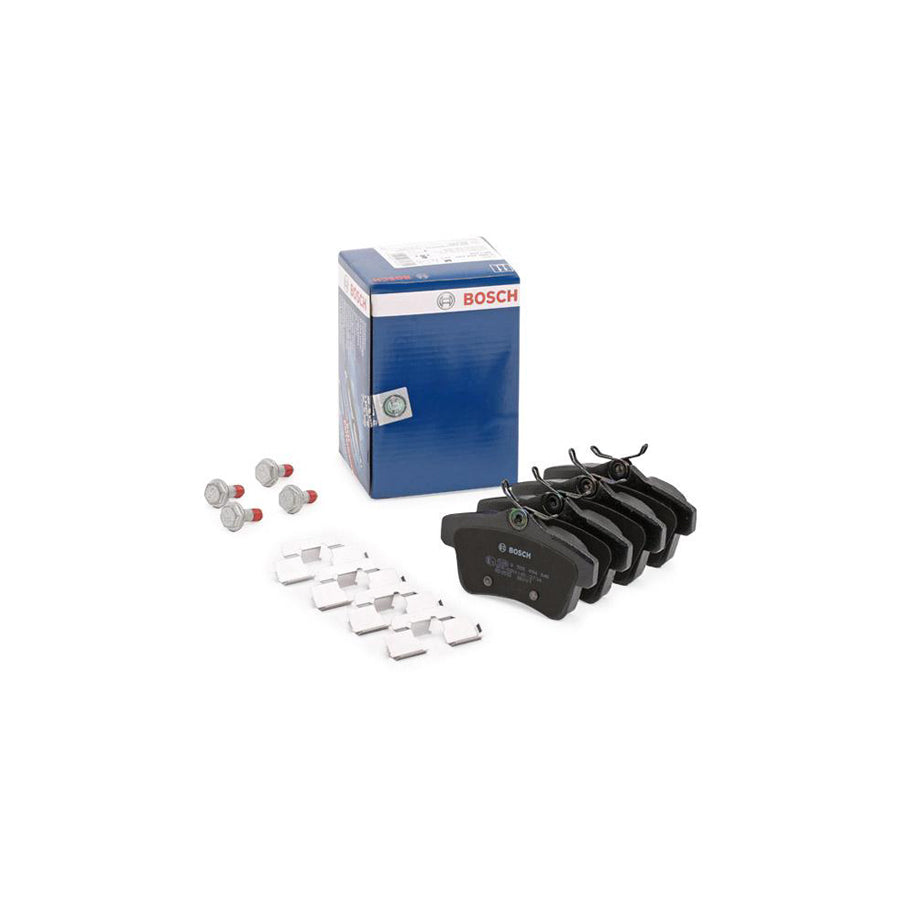 Bosch 0986494640 Brake Pad Set With Anti Squeak Plate With Bolts Screws With Mounting Manual BP1359
