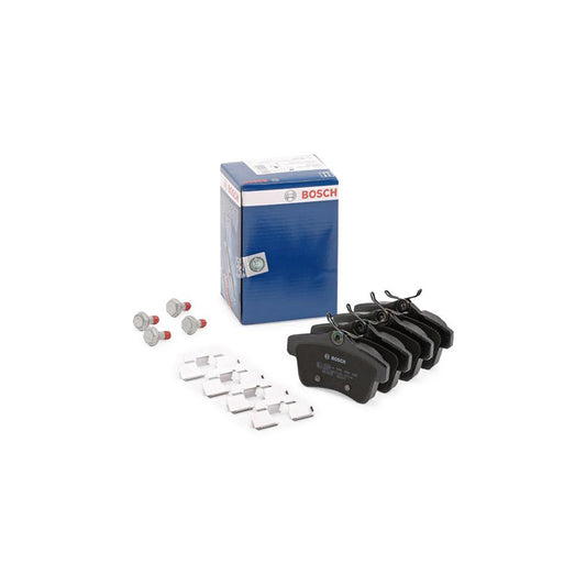 Bosch 0986494640 Brake Pad Set With Anti Squeak Plate With Bolts Screws With Mounting Manual BP1359