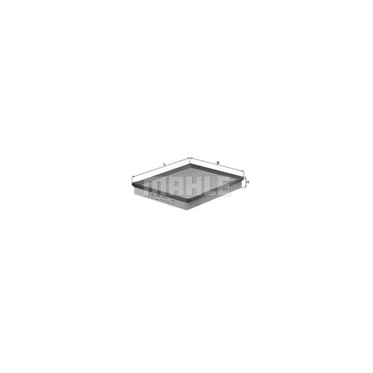 MAHLE ORIGINAL LX 876 Air Filter Filter Insert