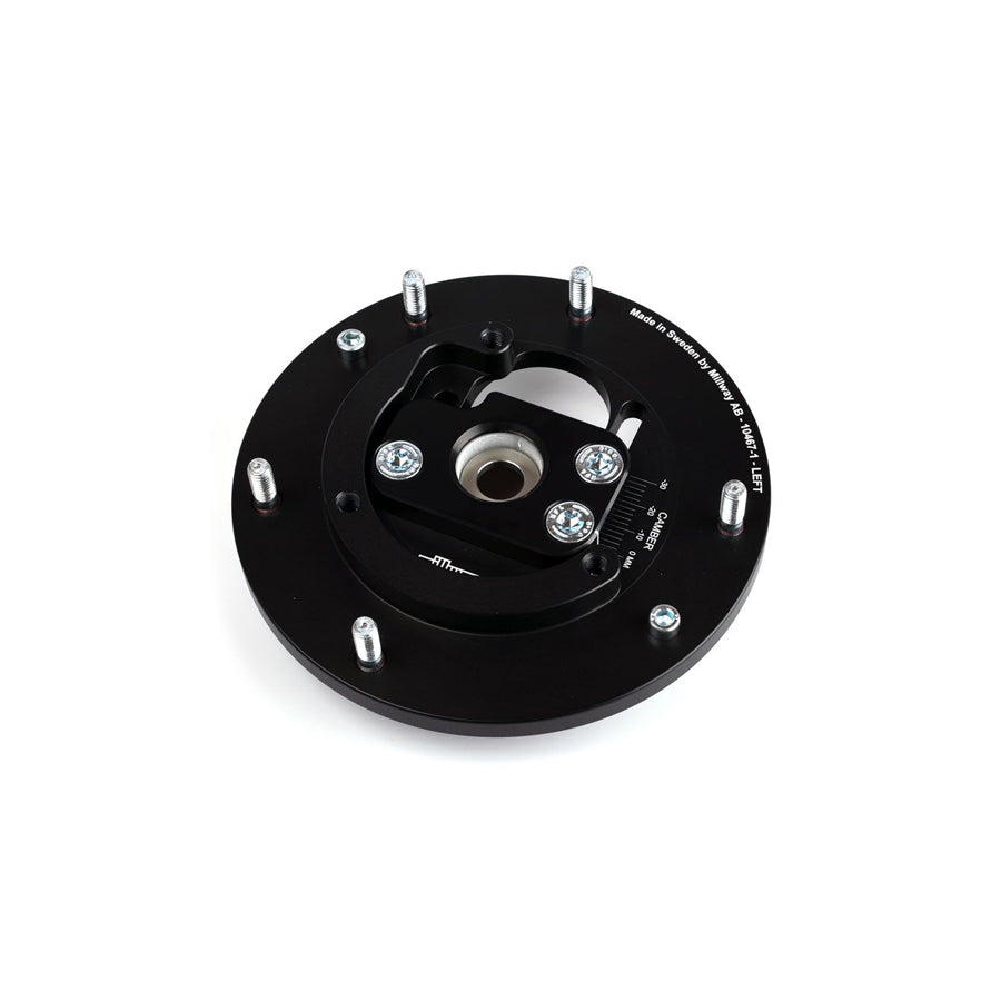 Millway Motorsport BMW F80 F82 Street Adjustable Front Camber Plates - 3 Bolt (Pre-2015 M3 & M4)