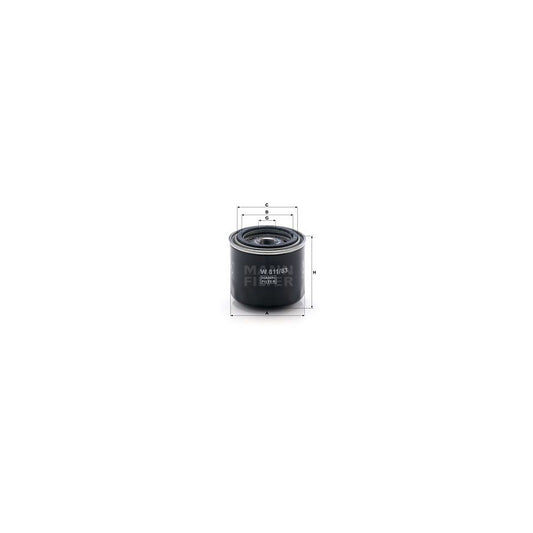 MANN-FILTER W 811/83 Oil Filter for NISSAN Micra I Hatchback (K10) Spin-on Filter, with one anti-return valve