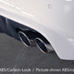 Rieger 00055512 Audi B8 B81 Rear Diffuser for Twin Tailpipe Left & Right (A4 & S4)