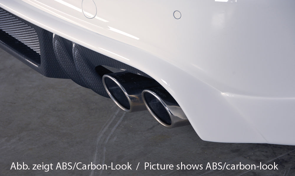 Rieger 00055512 Audi B8 B81 Rear Diffuser for Twin Tailpipe Left & Right (A4 & S4)