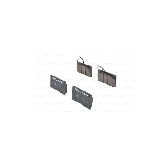 Bosch 0986460932 Brake Pad Set Incl Wear Warning Contact With Mounting Manual BP502