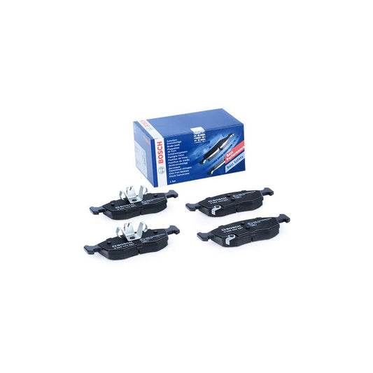 Bosch 0986494687 Brake Pad Set With Acoustic Wear Warning With Anti Squeak Plate With Piston Clip BP1682