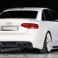 Rieger 00055512 Audi B8 B81 Rear Diffuser for Twin Tailpipe Left & Right (A4 & S4)
