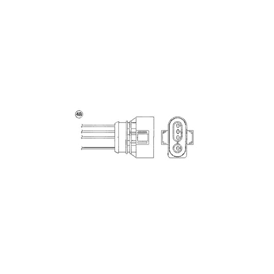 NTK Lambda Sensor / O2 Sensor (NGK 95334) - OZA811-EE4