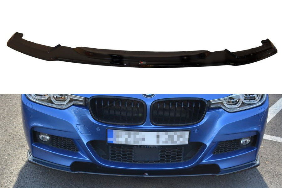 Maxton Design BM-3-F30F-MPACK-FD1T Front Splitter BMW Series 3 F30 Sedan M-Sport (Facelift) | Duco Car Parts UK Car Parts