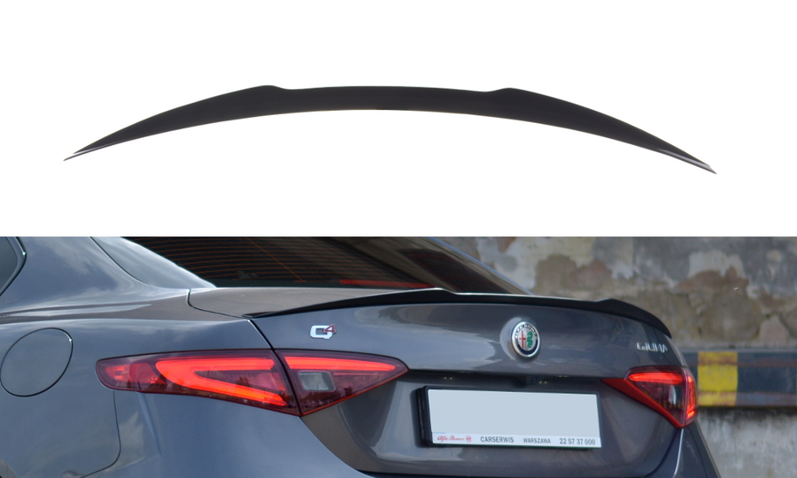 Maxton Design AL-GI-1-VEL-CAP1T Spoiler Extension Alfa Romeo Giulia Veloce | Duco Car Parts UK Car Parts