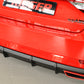 Rieger 00079043 Skoda 3T 3V Superb III Rear Diffuser -  Matte Black