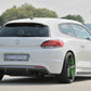 Rieger 00099256 VW 13 Mk3 Scirocco Rear Diffuser for Twin Tailpipe Left & Right - Carbon-Look