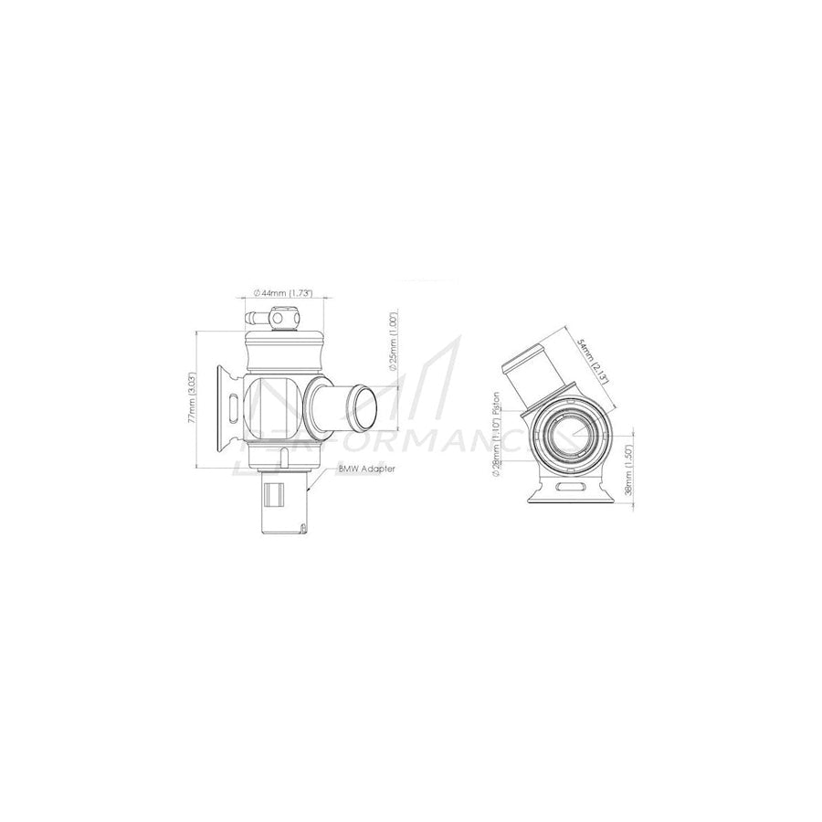 Turbosmart BMW N54 Dual Port BOV (135i, 335i & Z4)