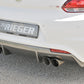 Rieger 00099256 VW 13 Mk3 Scirocco Rear Diffuser for Twin Tailpipe Left & Right - Carbon-Look