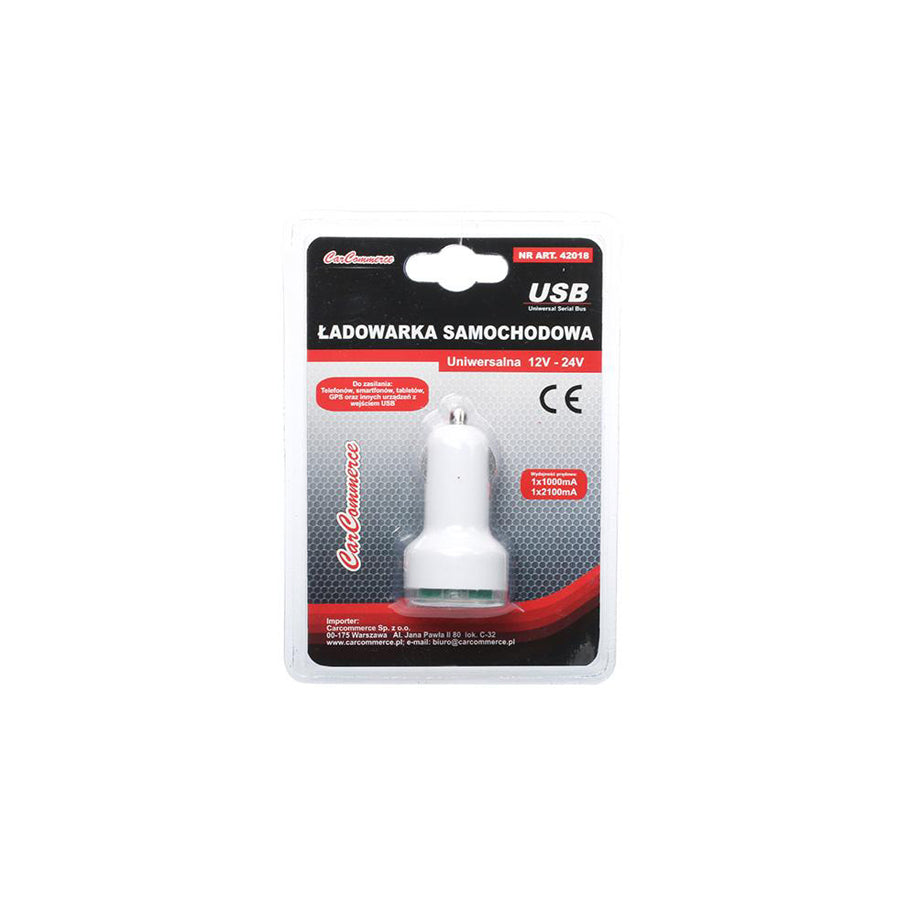 CARCOMMERCE 42018 In-car charger Number of inlets/outlets: 2 USB