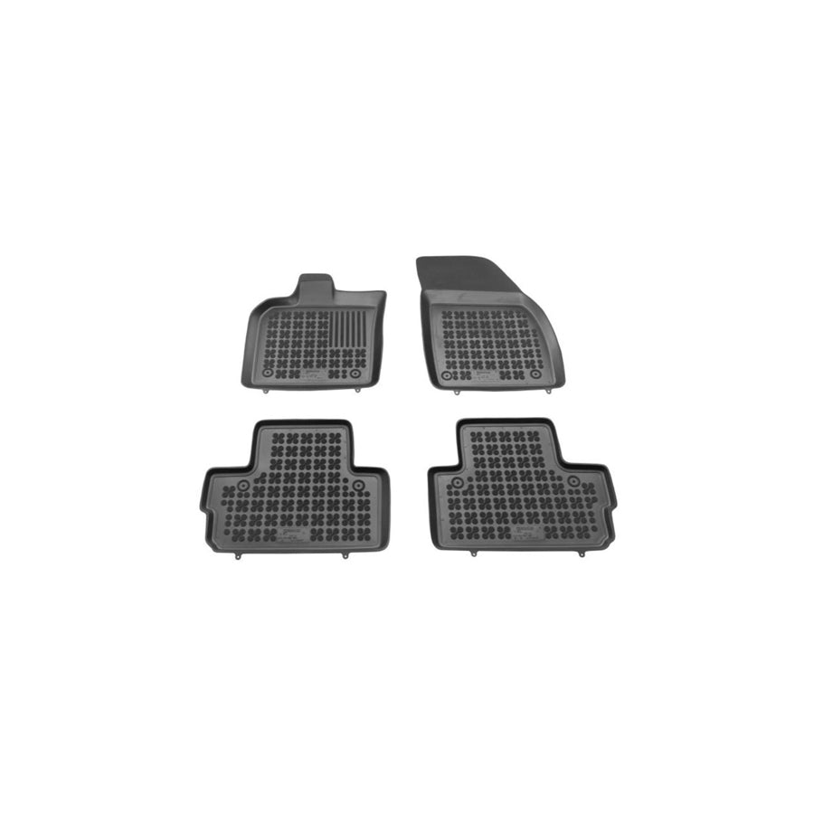 REZAW PLAST Tailored 200407 Floor mat set for VOLVO C30 (533) Elastomer, Front and Rear, Quantity: 4, Black