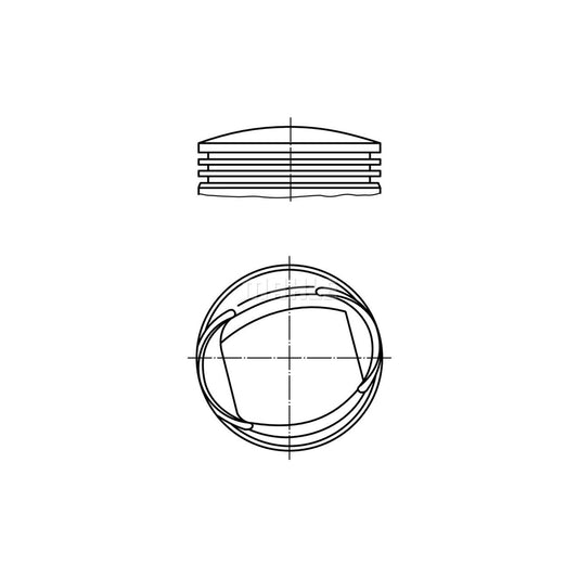 MAHLE ORIGINAL 013 61 00 Piston 79,97 mm, without cooling duct