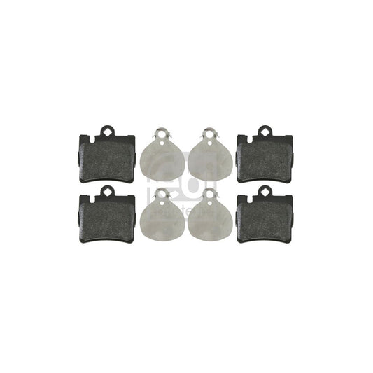 Febi Bilstein 16438 Brake Pad Set Suitable For Mercedes Benz S Class Rear Axle Prepared For Wear Indicator With Attachment Material