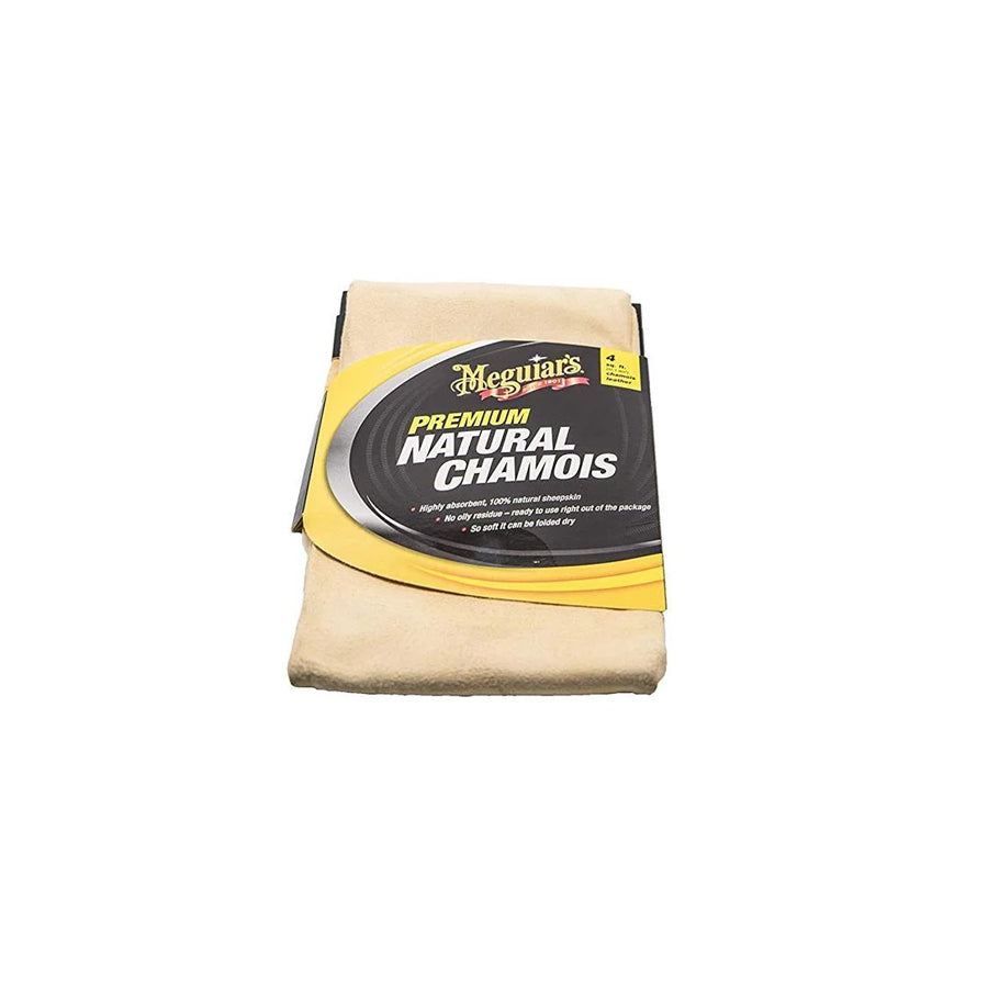 MEGUIARS PREMIUM, NATURAL CHAMOIS X2100 Chamois leather 25x16 cm
