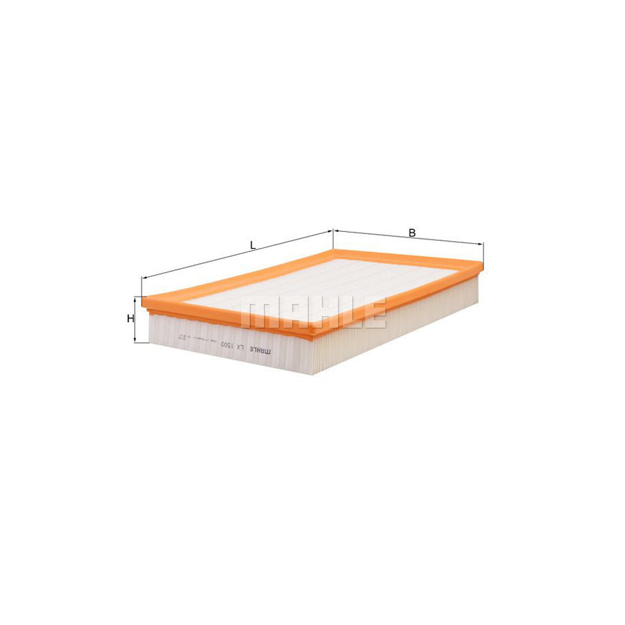 MAHLE ORIGINAL LX 1500 Air Filter Filter Insert