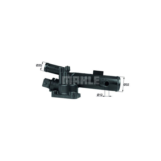 MAHLE ORIGINAL TI 71 87D Engine thermostat for FIAT UNO Opening Temperature: 87°C, with seal