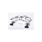 MillTek Audi B8 Resonated Cat-Back Exhaust (S4 & S5)