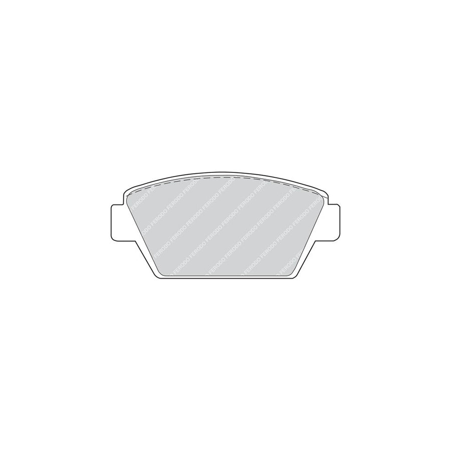 Ferodo Sl Fsl679 Brake Pad Set For Isuzu Trooper With Acoustic Wear Warning