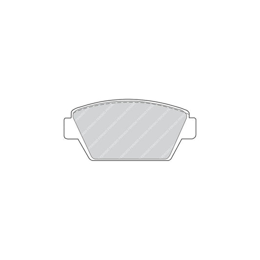 Ferodo Sl Fsl679 Brake Pad Set For Isuzu Trooper With Acoustic Wear Warning