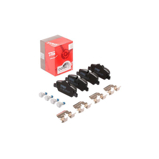 TRW Gdb2088 Brake Pad Set Prepared For Wear Indicator With Brake Caliper Screws With Accessories