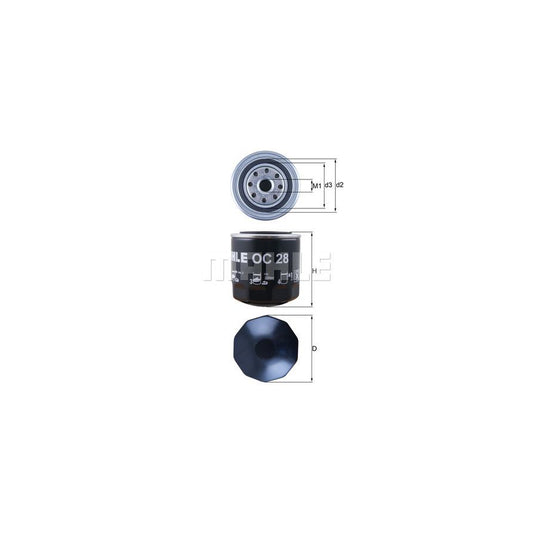 MAHLE ORIGINAL LX 897 Air Filter Filter Insert