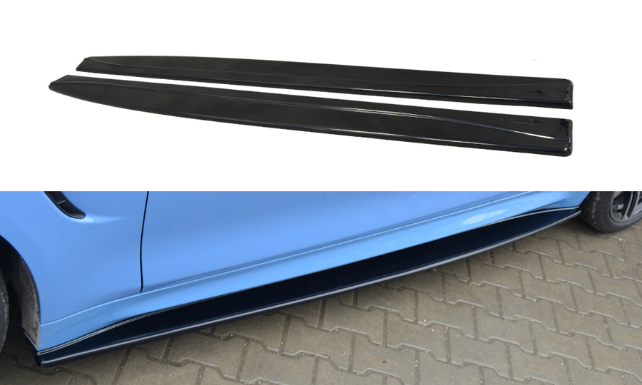 Maxton Design BM-4-32-M-SD1T Side Skirts Diffusers BMW M4 F82 | Duco Car Parts UK Car Parts