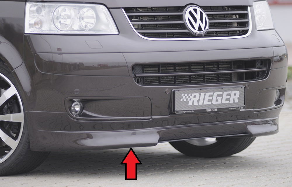 Rieger 00059250 VW T5 Front Splitter