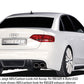 Rieger 00055514 Audi B8 B81 A4 Rear Diffuser for Twin Tailpipe Left -  Matte Black