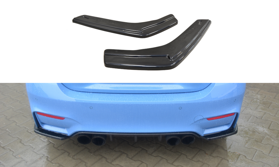 Maxton Design BM-4-32-M-RSD1T Rear Side Splitters BMW M4 F82 | Duco Car Parts UK Car Parts