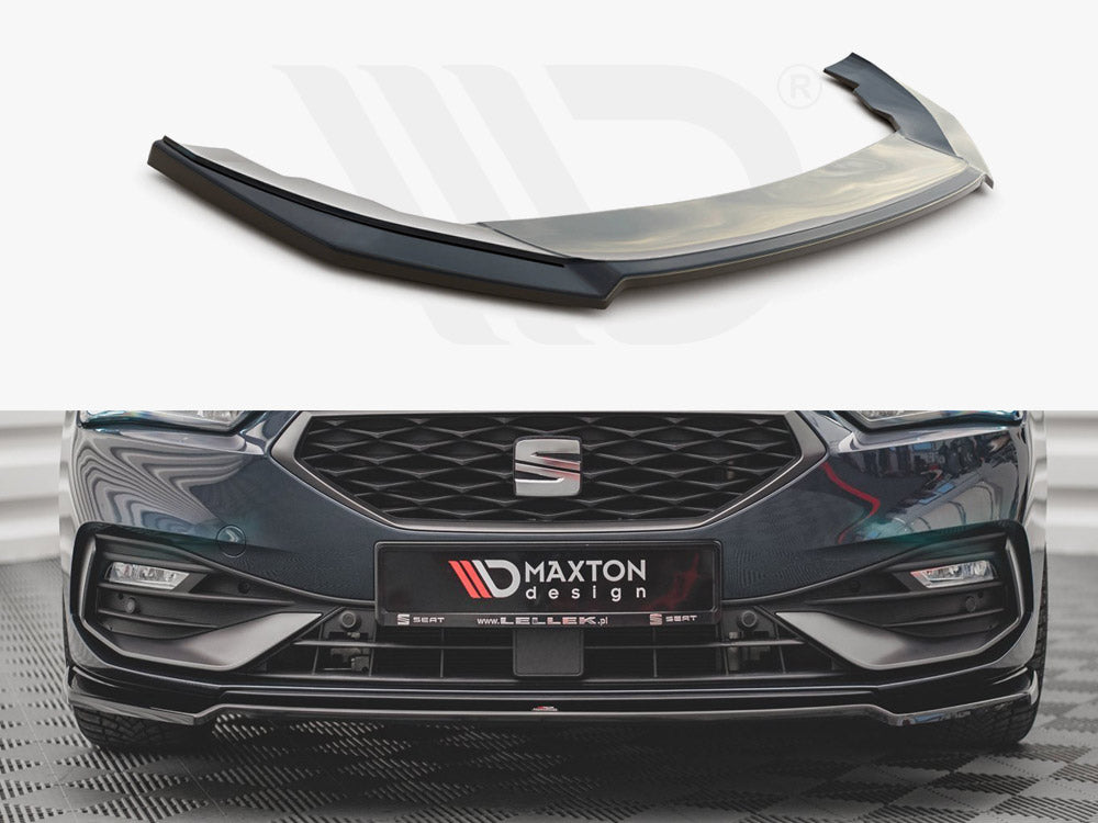 Maxton Design SE-LE-4-FR-FD4T Front Splitter V4 Seat Leon Fr MK4 (2020-) | Duco Car Parts UK Car Parts