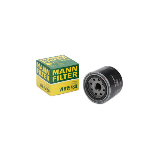 MANN-FILTER W 815/80 Oil Filter Spin-on Filter, with one anti-return valve