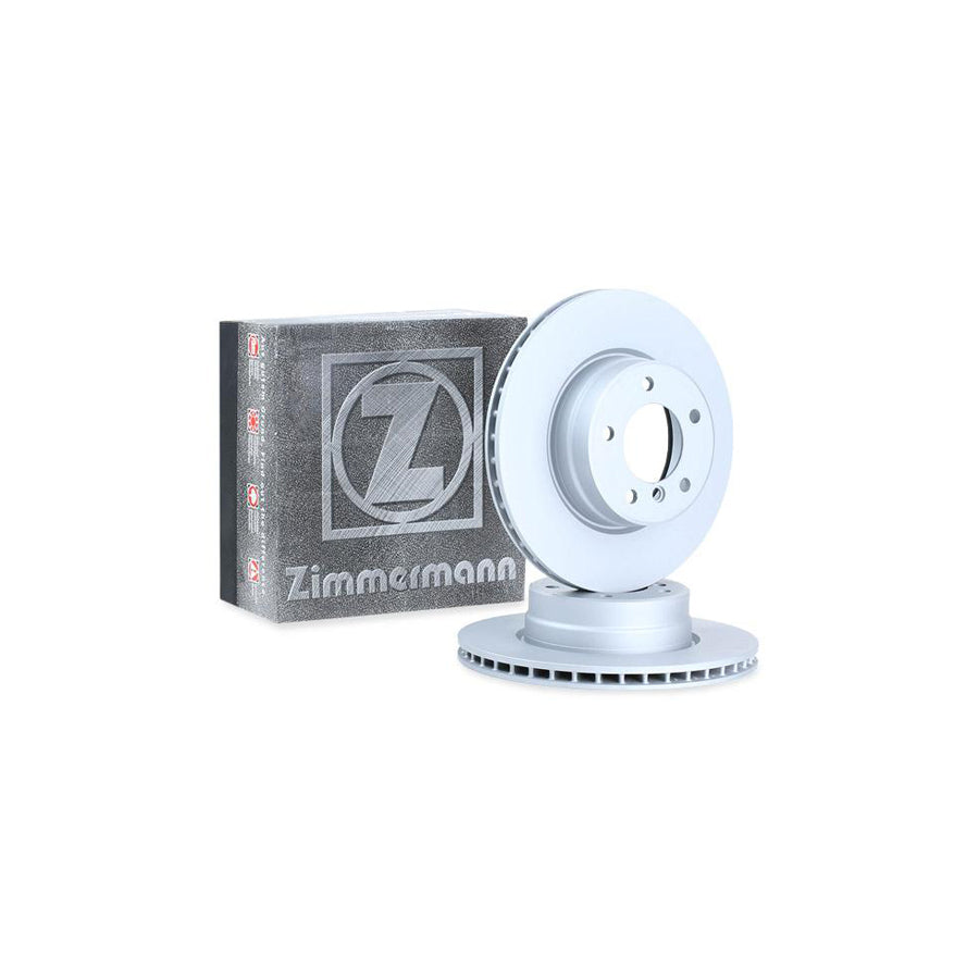 ZIMmERMANN COAT Z 150 3402 20 Brake Disc for BMW 5 Series Internally Vented Coated High carbon